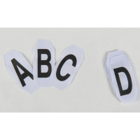  Lose Alphabet und Nummern für Turniernummern